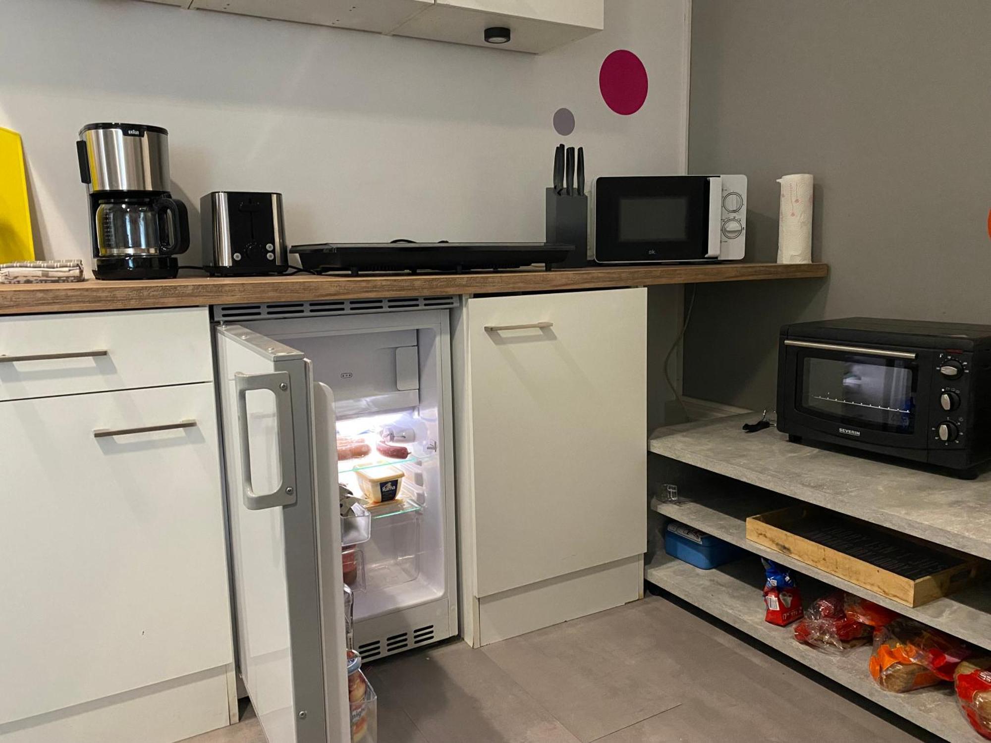Studio 1 Mit Gemeinschaftsraeumen, Tiefgarage Leipzig Bagian luar foto