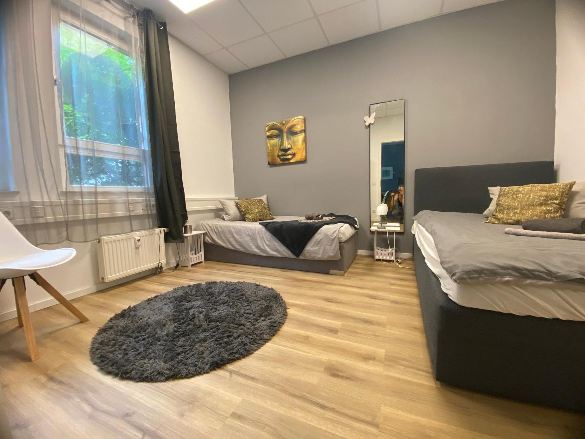 Studio 1 Mit Gemeinschaftsraeumen, Tiefgarage Leipzig Bagian luar foto